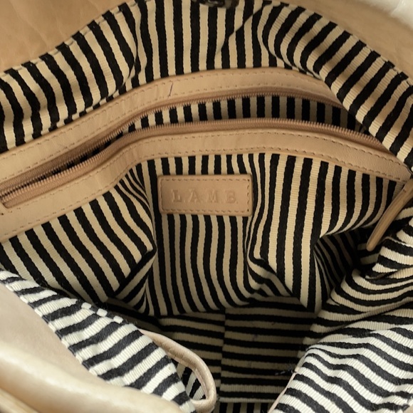 LAMB Nicola Hobo Purse Cream White Soft Leather - Picture 8 of 8